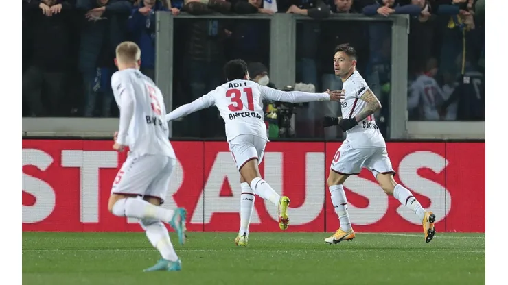 Charles Aránguiz abría el marcador en el encuentro del Bayer Leverkusen ante el Atalanta