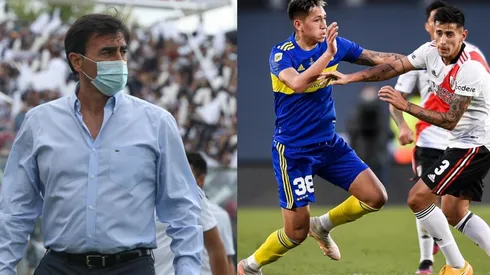 Quinteros y los rivales en la Copa Libertadores.