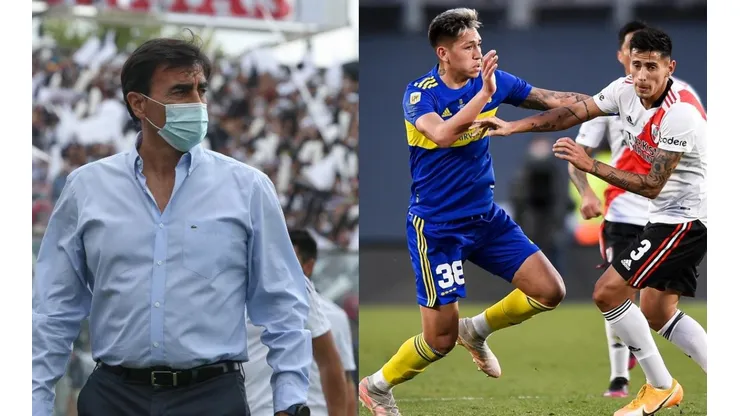 Quinteros y los rivales en la Copa Libertadores.