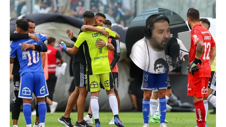El periodista comentó lo que fue el encuentro entre albos y azules en Macul