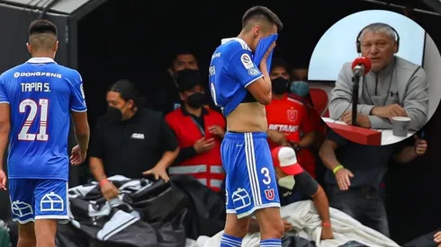El comentarista se refirió a lo que fue la zaga azul en el duelo jugado en Macul