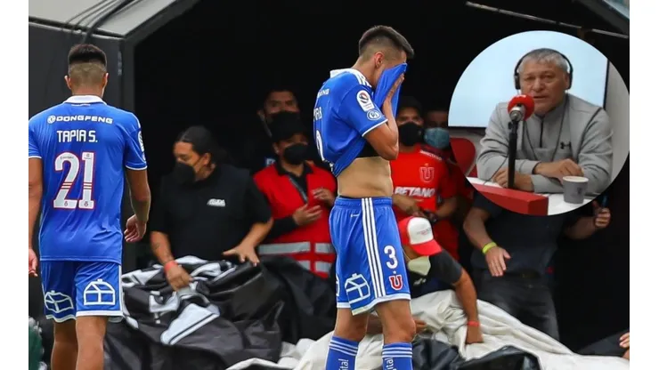 El comentarista se refirió a lo que fue la zaga azul en el duelo jugado en Macul