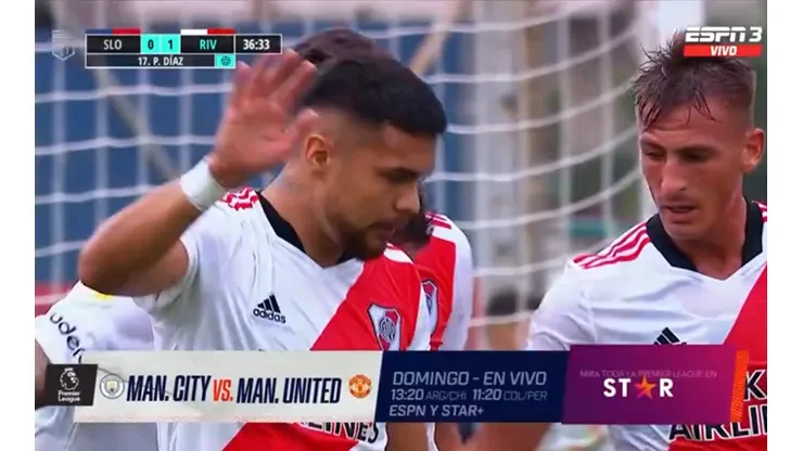 Paulo Díaz cumple con la ley del ex en triunfo momentáneo de River.