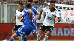 Juan Martín Lucero aportó en el juego de Colo Colo ante Universidad de Chile