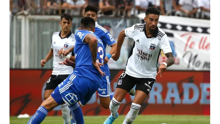 Juan Martín Lucero aportó en el juego de Colo Colo ante Universidad de Chile