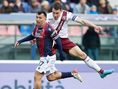 Medel fue titular en una nueva igualdad del Bologna ante el Torino