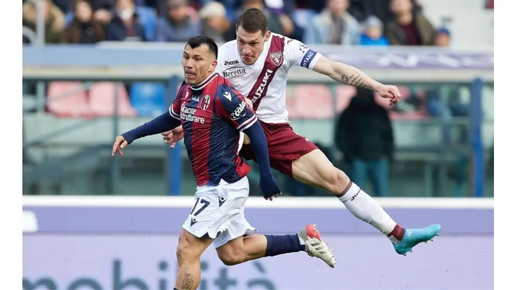 Medel fue titular en una nueva igualdad de su Bologna
