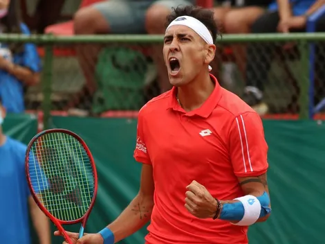 Tabilo le entrega el primer punto a Chile en la Copa Davis con triunfo sobre Artnak