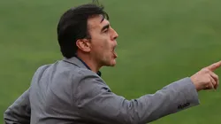 El técnico albo no quiso detallar más allá sobre lo que pasaría en caso de una derrota