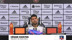 César Fuentes apela a la memoria para que Colo Colo retome el nivel.