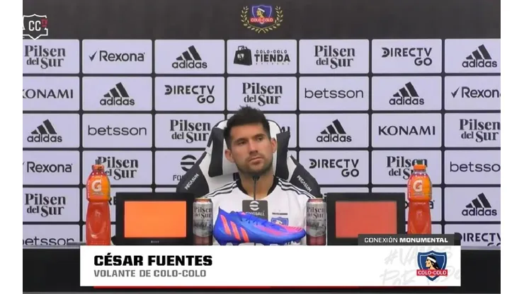 César Fuentes apela a la memoria para que Colo Colo retome el nivel.