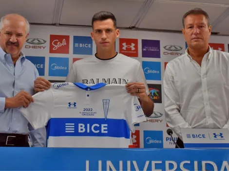 Paz fue presentado en la UC y señaló que Medel fue clave en su llegada