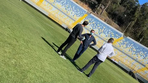 Martín Lasarte recorrió el Sausalito de cara al partido ante Uruguay