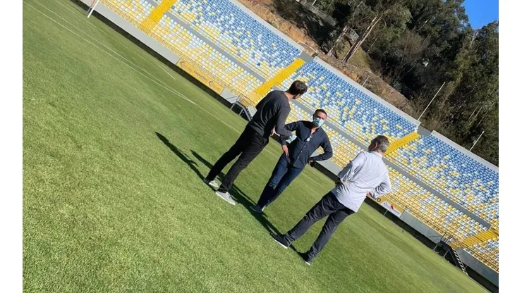 Martín Lasarte recorrió el Sausalito de cara al partido ante Uruguay