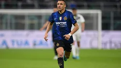 Sánchez jugó todo el compromiso ante el Sassuolo.