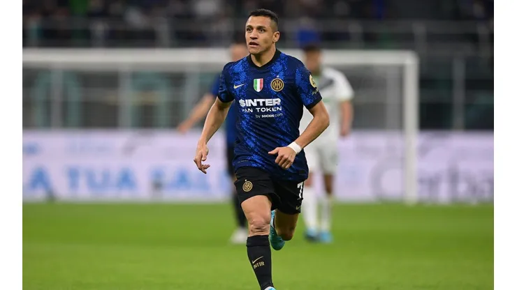 Sánchez jugó todo el compromiso ante el Sassuolo.