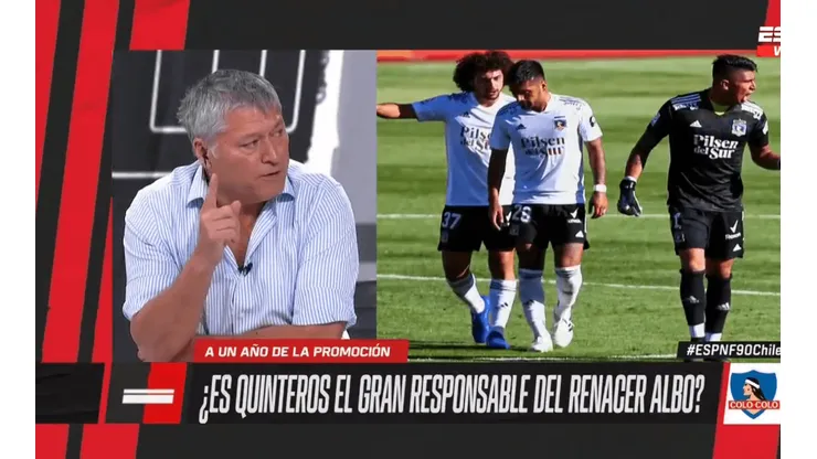 Yáñez valora la salvación de Quinteros con Colo Colo en la lucha del descenso.
