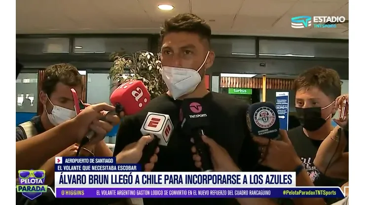 Álvaro Brun llega a Chile para sumarse a la Universidad de Chile.