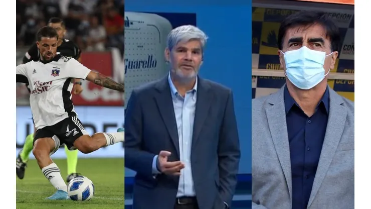 Guarello y su editorial de Colo Colo.
