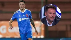 Al ex jugador de la U no le gusta lo que ve en la defenza azul.