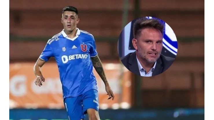 Al ex jugador de la U no le gusta lo que ve en la defenza azul.