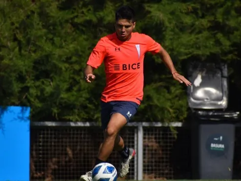 Catuto Rebolledo es baja en la UC ante Unión Española por Covid-19