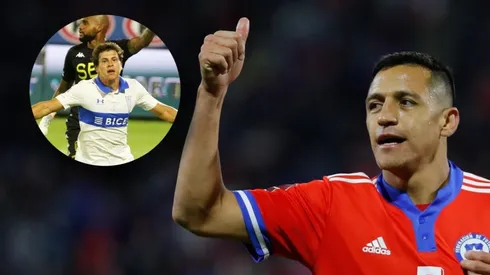 El delantero chileno subió una historia a su cuenta de Instagram destacando al joven delantero