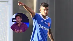 Olarra le levanta el pulgar al partido del boliviano