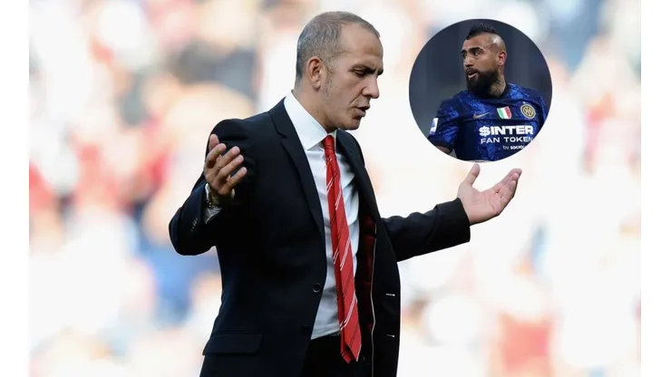 Di Canio se ensañó con Arturo Vidal en Italia.