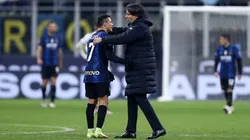 La reacción del DT del Inter después de la polémica jugada sobre Alexis