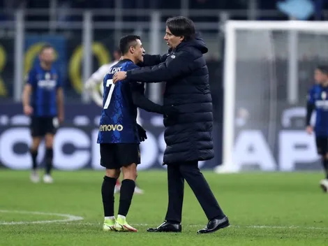 La reacción del DT del Inter después de la polémica jugada sobre Alexis