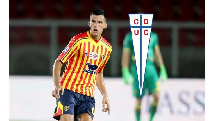 Nehuen Paz en su paso por el Unione Sportiva Lecce.