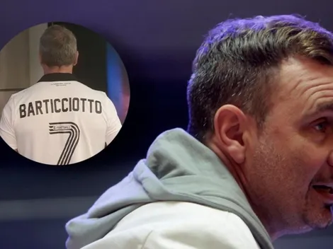 Marcelo Barticciotto lució la nueva camiseta de Colo Colo