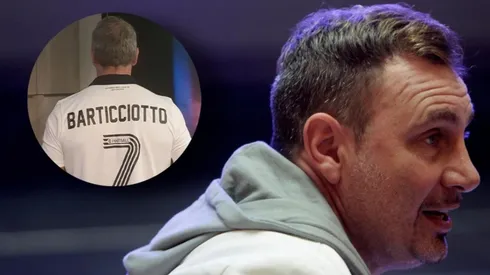 El ex 7 de los albos lució la nueva camiseta para este 2022