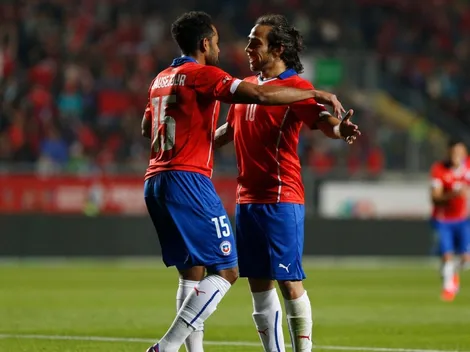 Valdivia se despide de su socio Beausejour tras el retiro