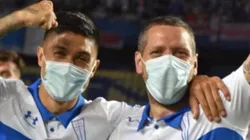 Aued y Huerta formaron una gran amistad en la UC.