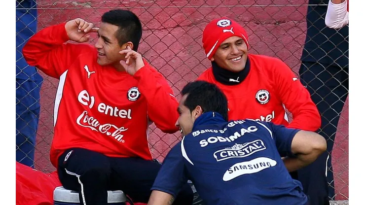 Ambos jugadores compartieron camarín en la Roja