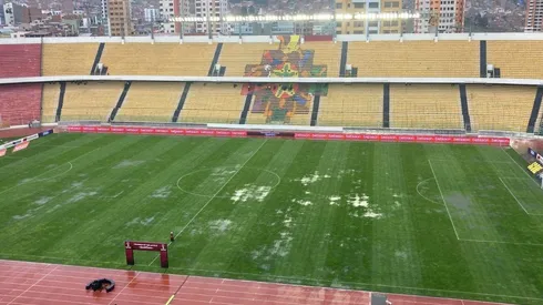 Fuertes lluvias en Bolivia dejan en duda el partido con Chile.