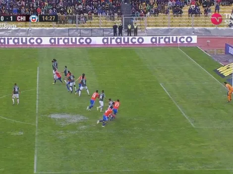 Alexis Sánchez adelanta a Chile con un golazo de tiro libre