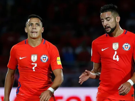 Chile tiene once jugadores al borde de la suspensión y quedar fuera ante Brasil