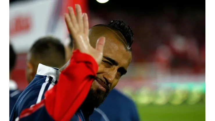 Arturo Vidal se mostró animado en la previa al duelo de Chile ante Bolivia