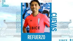 Cristián Cuevas es nuevo refuerzo de Universidad Católica.