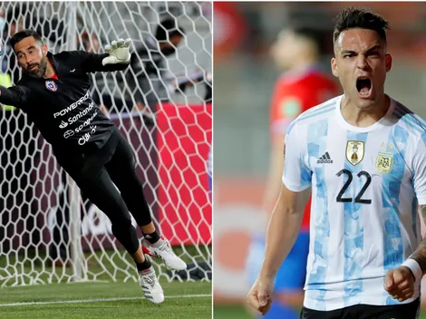 La Roja sufre lesión de Claudio Bravo y gol de Lautaro Martínez