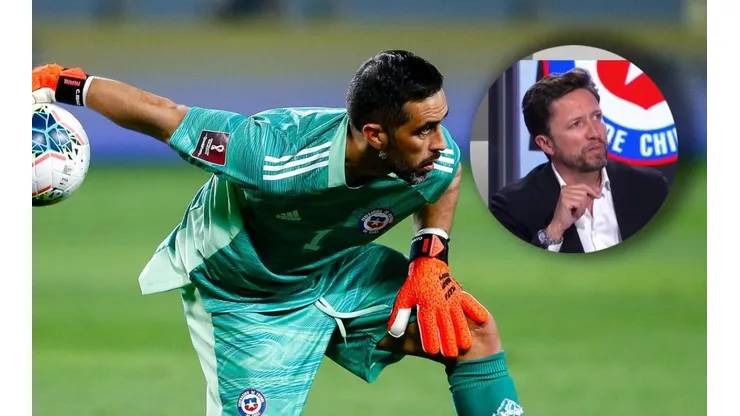El periodista analizó los dos goles de Argentina que le anotaron al capitán de La Roja