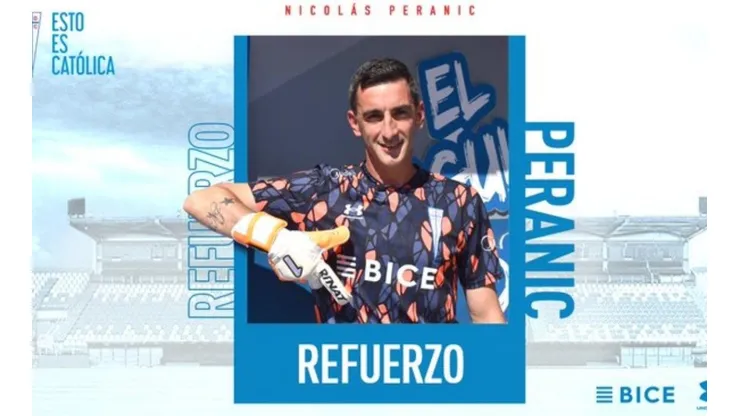Nicolás Peranic es refuerzo de Universidad Católica