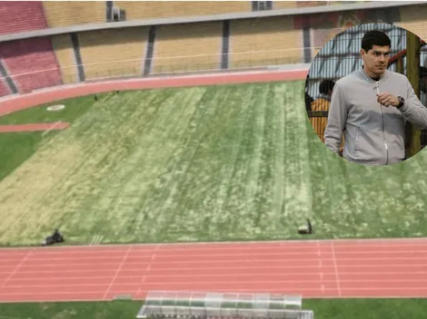 Lampe critica el mal estado de la cancha previo al Bolivia – Chile