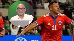 El comunicador se refirió al hecho de que el delantero albo esté en La Roja