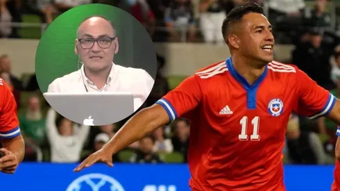 El comunicador se refirió al hecho de que el delantero albo esté en La Roja