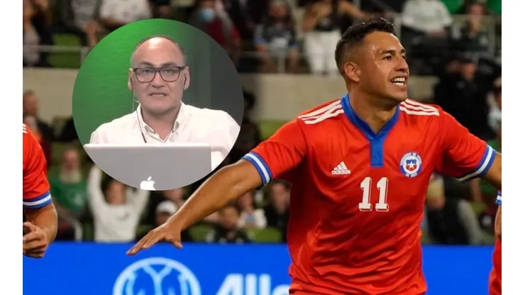 El comunicador se refirió al hecho de que el delantero albo esté en La Roja