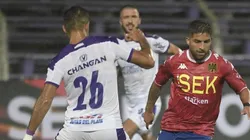 El volante anotó uno de los goles en la victoria ante los uruguayos